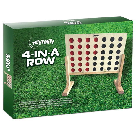 Toyfinity 4-In-A-Row Wooden Set | TFGG000201