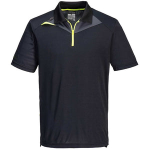 Portwest DX4 Polo Shirt - All Black - XXL | DX410BKRXXL