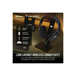 Corsair HS80 Max Wireless Gaming Headset - Steel Gray | 106-CA-9011295-EU