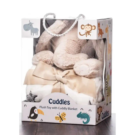Cuddles Elephant with Blanket Set 25cm | CB8