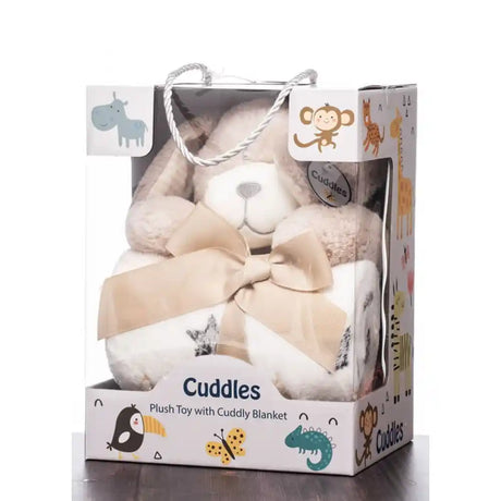 Cuddles Dog and Blanket Set 25cm | CB9