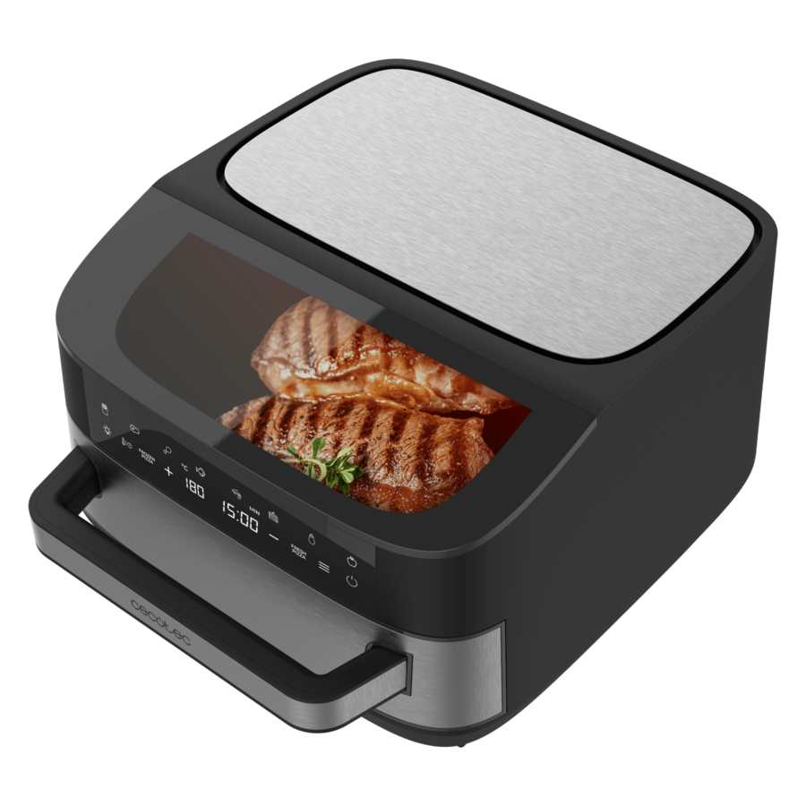 Cecotec 7 Litre Air Fryer / Pizza Oven 1350w - Black | 000463