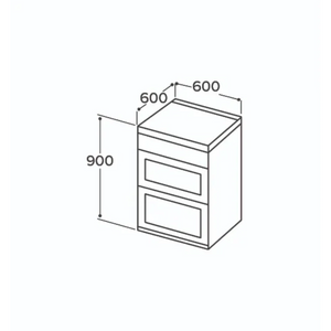 CDA 60cm Dual Fuel Freestanding Cooker with Airfry - Black | CFD600MB