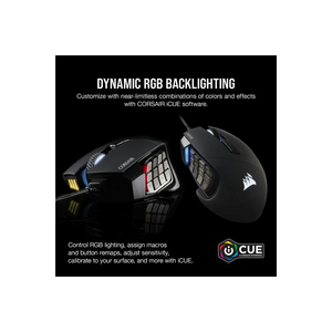 Corsair Scimitar RGB Elite Optical MOBA/MMO Gaming Mouse - Black | 106-CH-9304211-EU