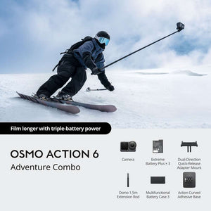 DJI Osmo Action 6 Camera with Adventure Combo | CP.OS.00000506.03