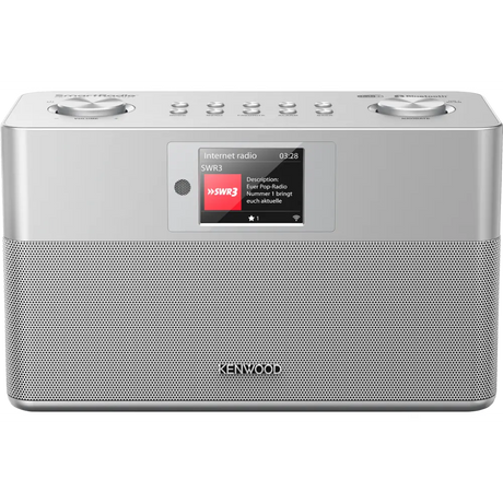 Kenwood Compact Smart WIFI Internet FM Radio - Silver | CR-ST100S-S