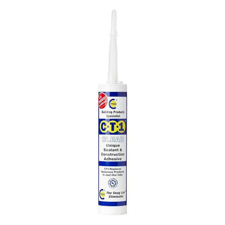 CT1 Sealant and Construction Adhesive 290ml - Clear | CT1539506