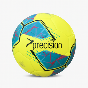 Precision Fusion FIFA Basic Training Ball Size 5 - Yellow / Teal / Cyan / Red | PRF2665