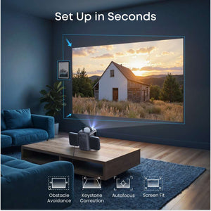 Soundcore Nebula P1i Smart Projector with WiFi and Bluetooth - Grey | D2200211