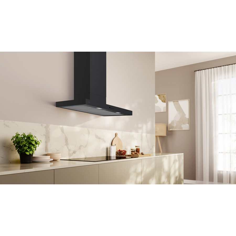 Neff N50 Wall Mounted Cooker Hood 90cm - Matt Black | D95BCC2S0B