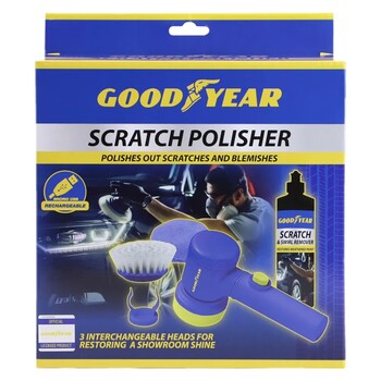 Goodyear USB Rechargable Battery Operated Scratch Polisher Brush Kit | DEKT905392