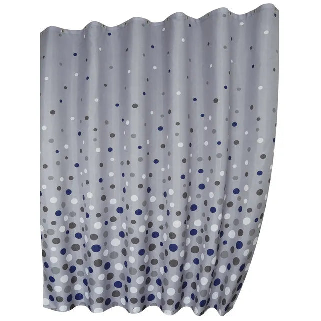 De Vielle Bathroom Dotty Printed Shower Curtain 180cm x 180cm | DEVBT829808