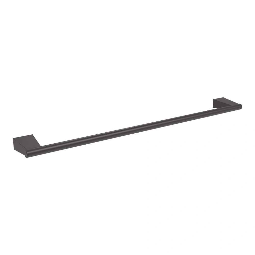 De Vielle Bathroom Corfu Single Towel Bar - Gun Metal | DEV97801GM