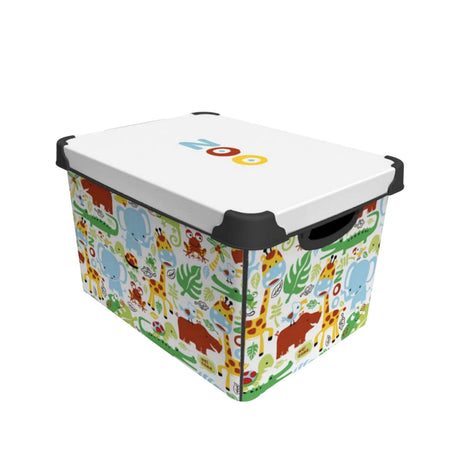 De Vielle Deco Storage Box 22 Litre - Zoo | DEVZ20252