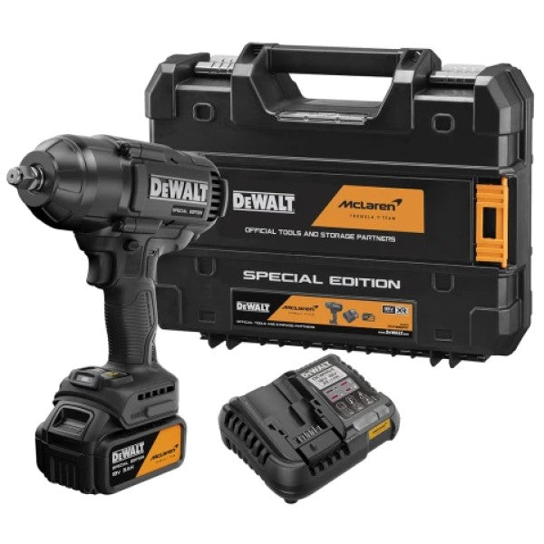 Dewalt DCF99MP1T McLaren F1 High Torque Impact Wrench 18V 1 x 5.0Ah Li-ion Battery | DEWDCF99MP1T