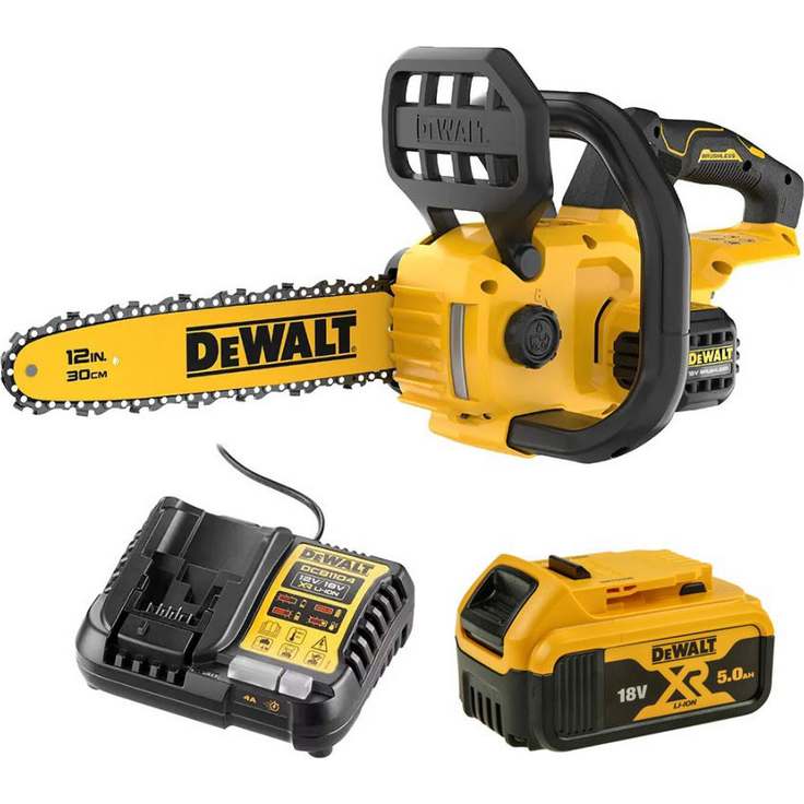 Dewalt DCMCS565P1 XR Brushless Chainsaw 18V 1 x 5.0Ah Li-ion Battery | DEWDCMCS565P