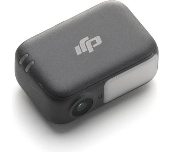 Small electronic device with a logo on a white background