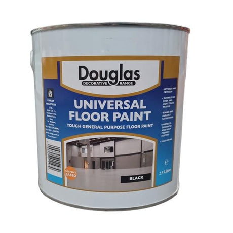 Douglas Universal Floor Paint 5 Litre - Black | DPJ5000B