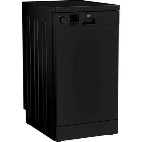 Beko 45cm 10 Place Slimline Dishwasher - Black | DVS04020B
