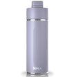 Ninja Thirsti 530ml insulated travel bottle in lavender purple with stainless steel band and grey screw-top lid, displayed against white background