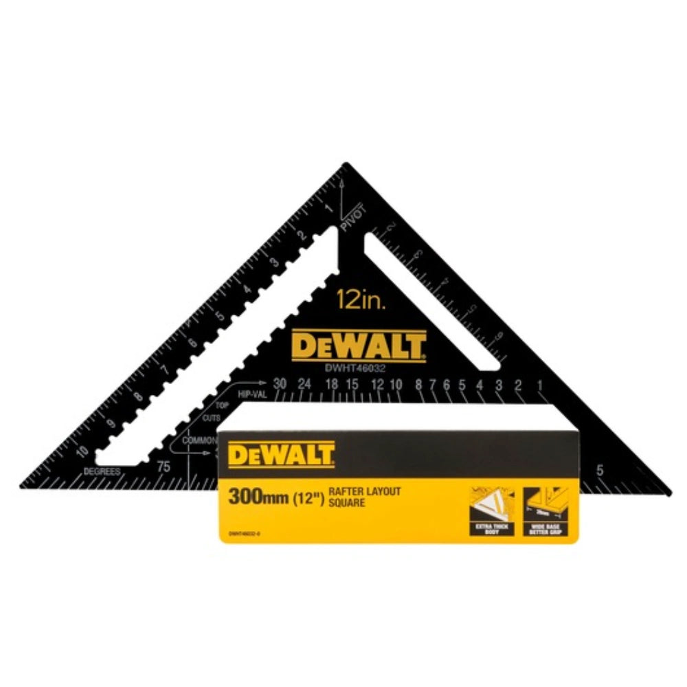 DeWALT	175mm (7") & 300mm (12") Rafter Square Twin Pack | XMS25SQTWIN