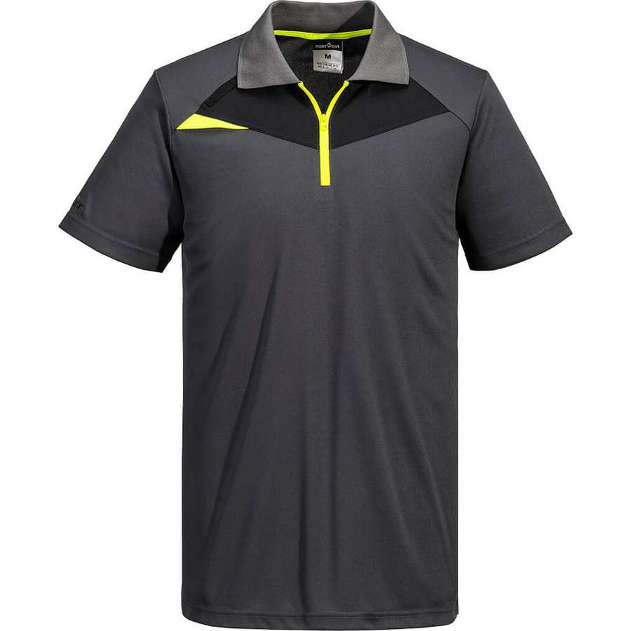 Portwest DX410 DX4 Polo Shirt - Metal Grey - Medium | DX410MGRM