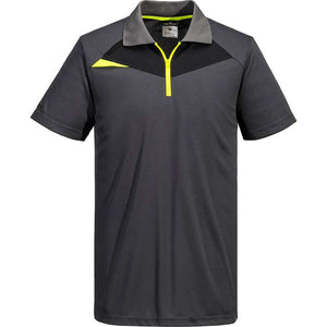 Portwest DX410 DX4 Polo Shirt - Metal Grey - Medium | DX410MGRM