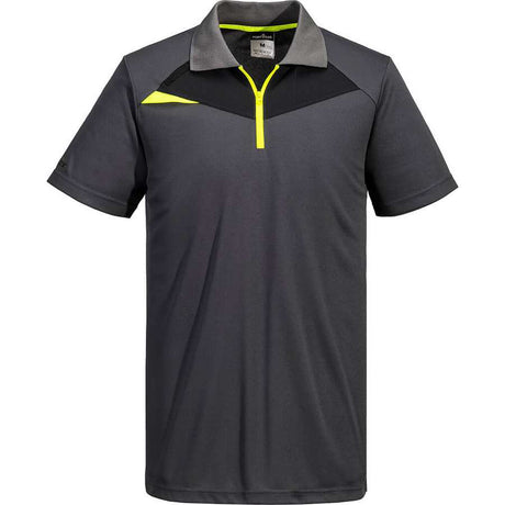 Portwest DX410 DX4 Polo Shirt - Metal Grey - Medium | DX410MGRM