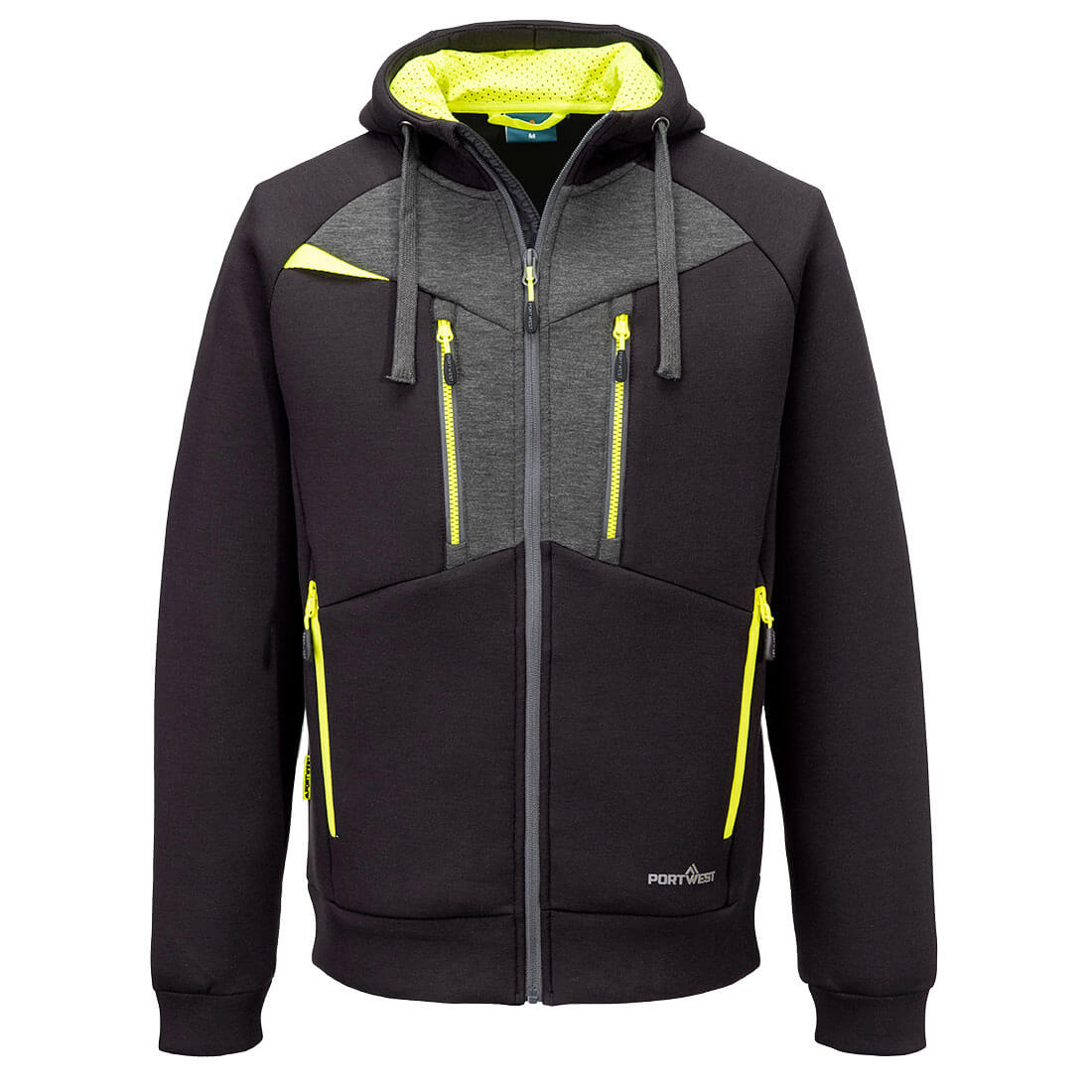 Portwest DX4 Zipped Hoodie - Black