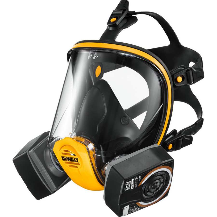 Dewalt Respiration A2P3 Full Face Mask Respirator