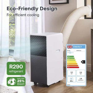 Dimplex ECOiQ Eco Air Portable Air Conditioner and Dehumidifier 12,000 BTU 3.5kw - White | DXPAC001