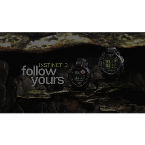 Garmin Instinct 3 Smart Fitness Watch 45mm AMOLED - Black | 49-GAR-010-02936-00