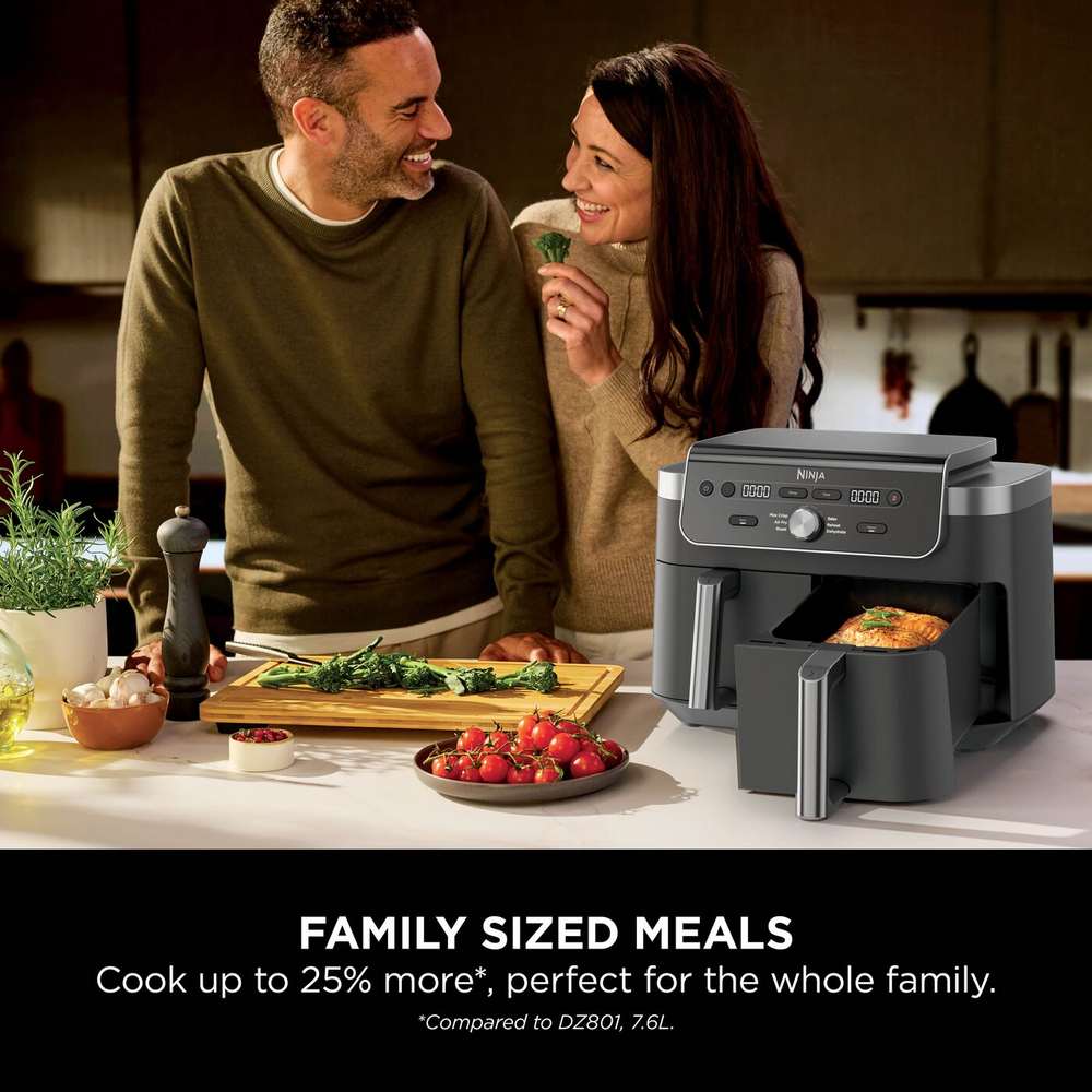 Ninja DualZone XL  Dual Twin Drawer Air Fryer | DZ901UK