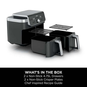 Ninja DualZone XL  Dual Twin Drawer Air Fryer | DZ901UK