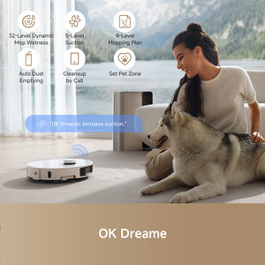Dreame L40 Ultra Robot Vacuum Robotic Vac and Mop with Self-Cleaning and Auto-Empty | RLX53SE