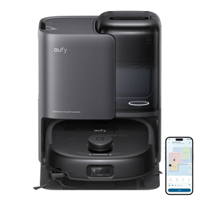 Eufy Omni E25 Robot Vac Vacuum Cleaner and Mop with Self Empty Station - Black | T2353V11