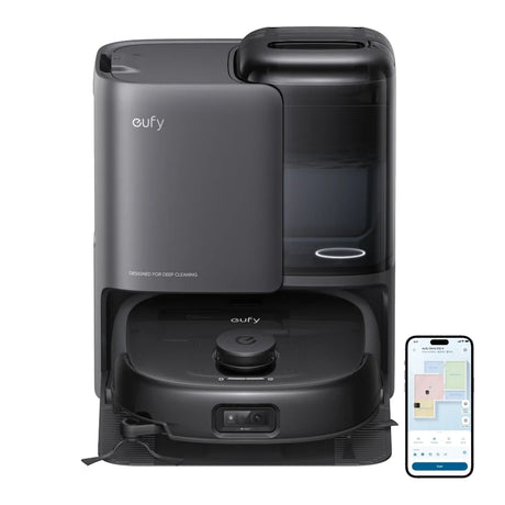 Eufy Omni E25 Robot Vac Vacuum Cleaner and Mop with Self Empty Station | Carpet &amp; Hard Floor
