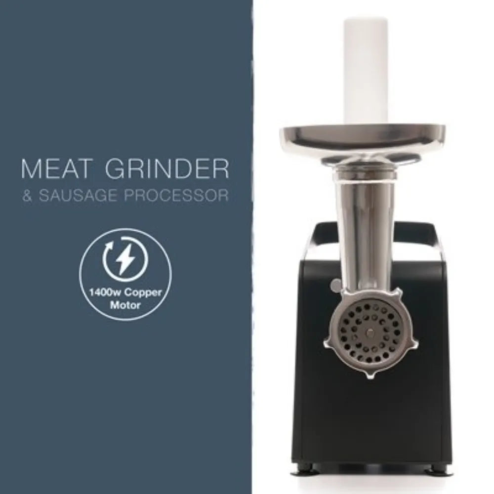 KitchenPerfected 1400w Meat Grinder and Sausage Processor Machine | E5693L
