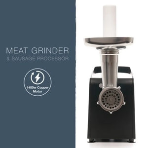 KitchenPerfected 1400w Meat Grinder and Sausage Processor Machine | E5693L