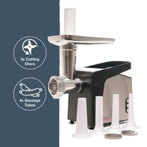 KitchenPerfected 1400w Meat Grinder and Sausage Processor Machine | E5693L