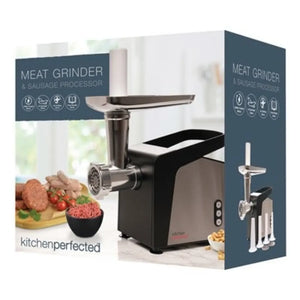 KitchenPerfected 1400w Meat Grinder and Sausage Processor Machine | E5693L