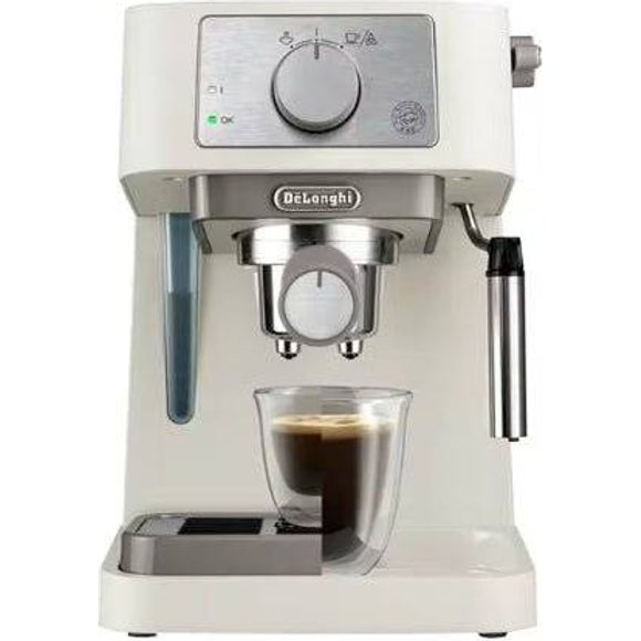 DeLonghi Stilosa Espresso Coffee Machine - Cream | EC260.CR