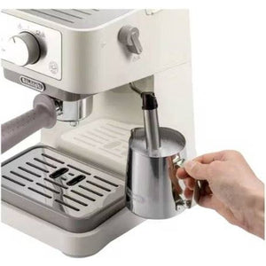 DeLonghi Stilosa Espresso Coffee Machine - Cream | EC260.CR