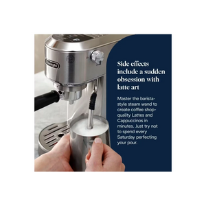 DeLonghi Dedica Duo Espresso Coffee Machine - Stainless Steel | EC890.M