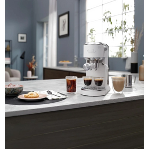 DeLonghi Dedica Duo Espresso Coffee Machine - White | EC890.WI