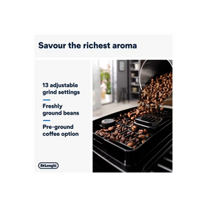 DeLonghi Magnifica Start Fully Automatic Bean to Cup Coffee Machine - Black | ECAM220.60.B