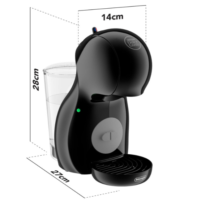 Delonghi Nescafé Dolce Gusto Piccolo XS Pod Coffee Machine Bundle - Black | EDG210.BGY