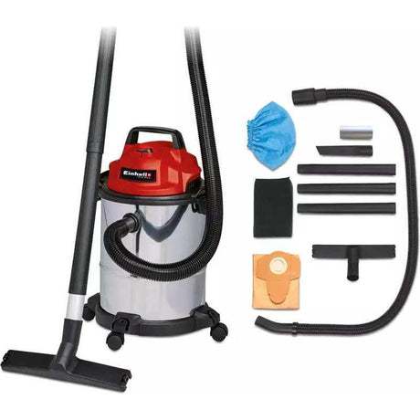 Einhell TC-VC 1815 S Wet & Dry Vac Vacuum Cleaner 15 litre 1250W 240V | EINTCVC1815S