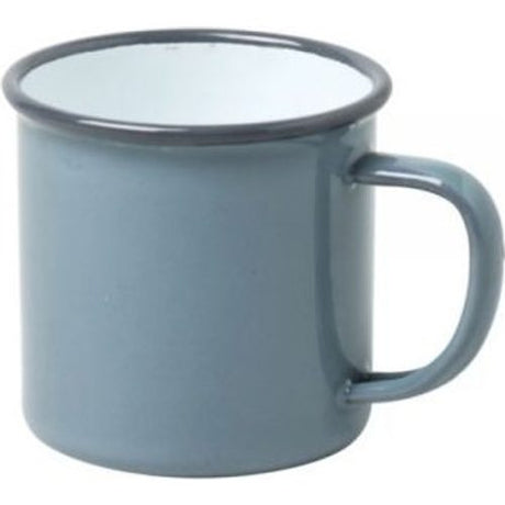 Falcon Enamel Mug 8cm -  Grey | EN0208G