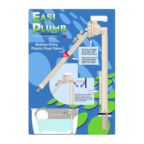 Easi Plumb Bottom Entry Plastic Float Valve | EP12BVPB